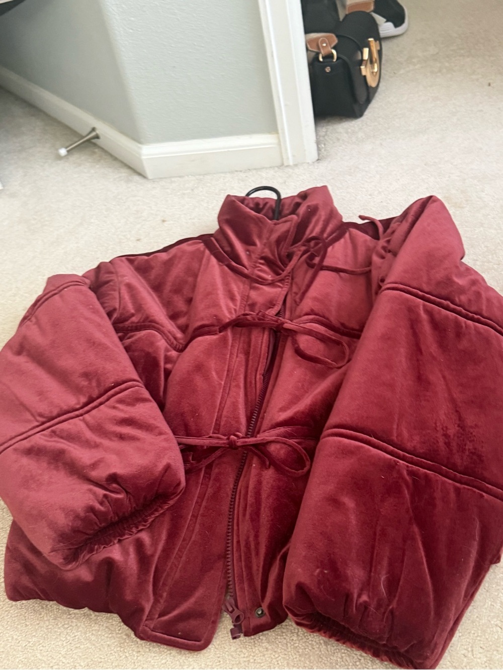 Future Collective Women's Burgundy Jacket XS
